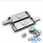 SERRATURA 2235XZB4508AB3 D/MAPPA PIEGATO P/SERRANDA ACCOP