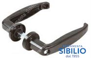 A/435-35 MANIGLIA C/VITE IN TESTA NERA