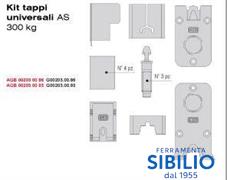 G002030093 H1 KIT TAPPI X ALZANTE SCORREVOLE NERO DA 300KG