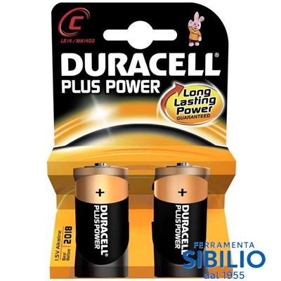 BATTERIA PLUS POWER  MEZZATORCIA cf=2PZ  MN1400GB2   DURACEL