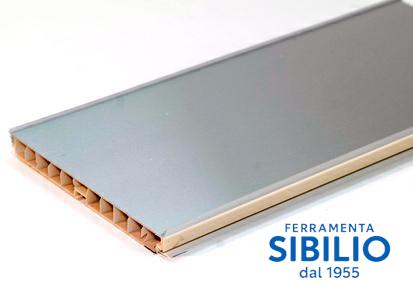ZOCCOLATURA H cm.12 PVC ALLUM.SATIN.503  MT 4 8060263