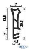 GUARNIZIONE 226K BIANCA rt=28mt