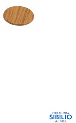 COPRIFORO ADESIVO D.13 4569 ROVERE CF DA 20 PZ ITFM065/50