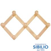 PORTABITO A 7 POSTI FRASSINO 11407P LEGGERO