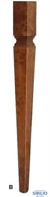 GAMBA IN LEGNO SPILLO DA 70 C/INC CILIEGIO  CF=PZ 4