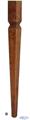 GAMBA IN LEGNO SPILLO DA 70 C/INC CILIEGIO  CF=PZ 4