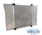 ZANZARIERA C/TELAIO REGOLABILE 90X70 CM ARGENTO