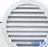 GRIGLIA PVC BTI8 RETE TONDA D.77 DA INCASSO
