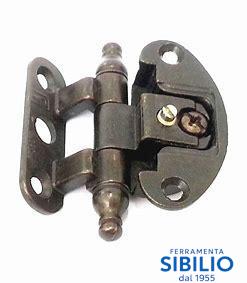 CERNIERE A005930 BRONZATE +BAS A0069 P.PORTA IN BATT.ANSELMI