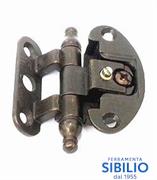 CERNIERE A005930 BRONZATE +BAS A0069 P.PORTA IN BATT.ANSELMI