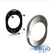 KIT PIASTRINA 4300KCL 62x82 c/foro D.46 ot.ne CR/LUCIDO