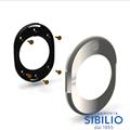 KIT PIASTRINA 4300KCL 62x82 c/foro D.46 ot.ne CR/LUCIDO