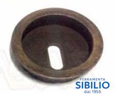 NICCHIA TONDA ART 60 MM.57 BRONZATO C/FORO CHIAVE