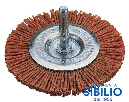 SPAZZOLA A DISCO IN NYLON d.10mm ART 1502 WOLFCRAFT