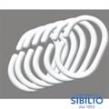 ANELLI TONDI  PER TENDA DOCCIA  ART  92100