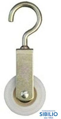 CARRUCOLE NYLON mm.40 C/CUSC.A SFERA  215540C