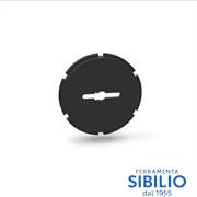 INSERTO PIATTO DOPPIA MAPPA PVC NERO ART 4000XBK