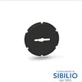 INSERTO PIATTO DOPPIA MAPPA PVC NERO ART 4000XBK