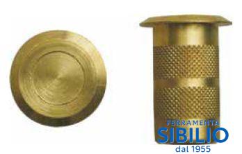 POZZETTI OTTONE DA 18 ART 265 C/MOLLA