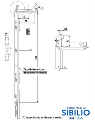 MANIGLIA DIANA R&B ZCS  13MDIAZR08B05FPZ