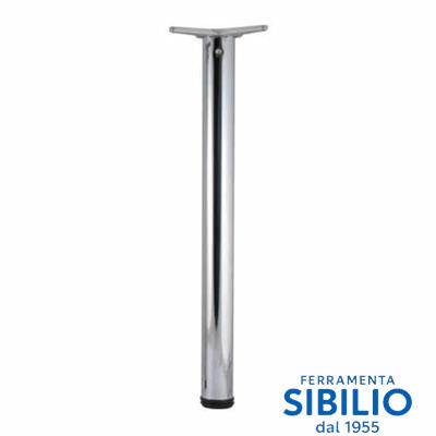 GAMBA PER TAVOLO CROMO D.60 ALTEZZA 1100MM 24GP0011010