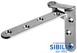E100050206 C1 COPPIA CERNIERA PER PORTA A FILO NIK SX 00189500