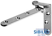 E100050206 C1 COPPIA CERNIERA PER PORTA A FILO NIK SX 00189500