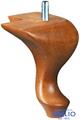 PIEDE A SCIABOLA FAGGIO D.105X105 H 150 ART 134
