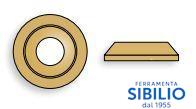 RONDELLA CON.9.5X25 GIALLA  X VITI d8  TTR0109025