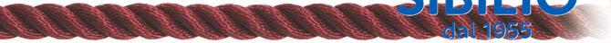 CORDONE PASSAMANO D. mm.30 COL. BORDEAUX  CP30VS