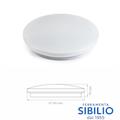 PLAFFONIERA LED D.26 12W 230V TRICOLOR E260LEDMC   LAMPO