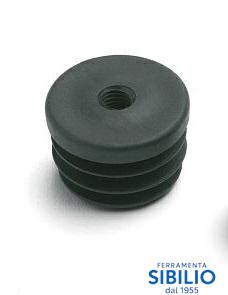 PUNTALI 154/F TONDI FILETTATI 8MA DA 25 NERI