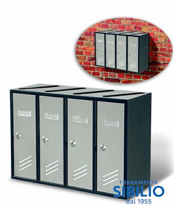CASSETTA CASELLARI CASSIA 4P ANTRAC 490X340X190 3620/4E