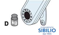 BRACCETTO MAXI P/ANTA RIBALTA FORZA D37MM NERO 373.69.312 HAFELE