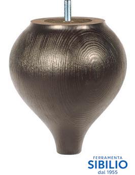 PIEDE CIPOLLA H.160 D.145 BASE D.30 C/V 10X30 GREZZO ART 305