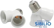 SDOPPIATORE PORTALAMPADA  71189  ELECTRALINE