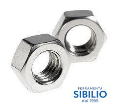 DADI ESAGONALI INOX A2 DA 10 UNI 5588