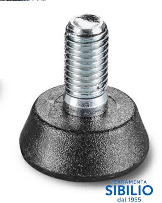 PIEDE REGOLABILI NERI D.30 FILETTO 8MA  114015063N