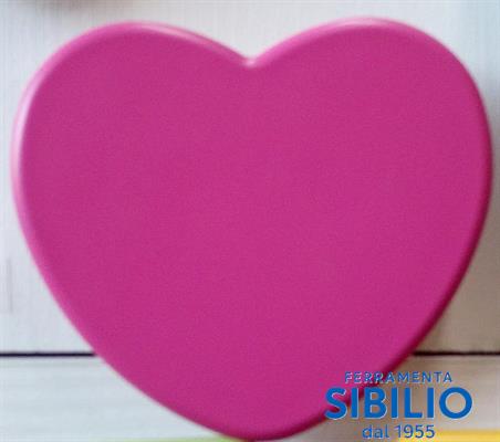 MANIGLIA CUORE INT.32 D.96 FUXIA   PO312VEFUX  POLIPLAST