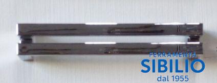 MANIGLIETTA PVC INT 128 CROMO LUCIDO  P0315CL