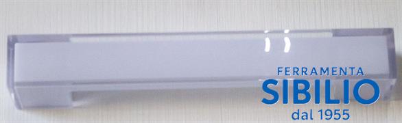 MANIGLIA PVC TRAS.BIANCO INT.160   0306TRAS/BIANCO