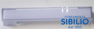 MANIGLIA PVC TRAS.BIANCO INT.160   0306TRAS/BIANCO