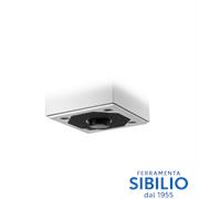 PIEDE QUADRATO 75X75 H.25 ALLUMINIO METALIZZATO REGOLABILE 0706R25VO6