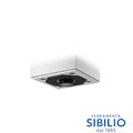 PIEDE QUADRATO 75X75 H.25 CROMO REGEGOLABILE  0706R25CM