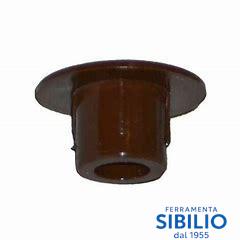 COPRIFORO PLASTICA d.10 MARRONE A/518  MACO