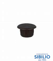 COPRIFORO PLASTICA d.10 NERO  A/518  MACO