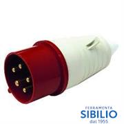 SPINA IEC 16A 3P+N+T 380V  ART  80808