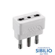 ADATTATORE SEMPLICE 16A BIANCO  71914