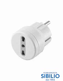 ADATTATORE SCHUKO ITALIA 10/16A BIANCA  71047
