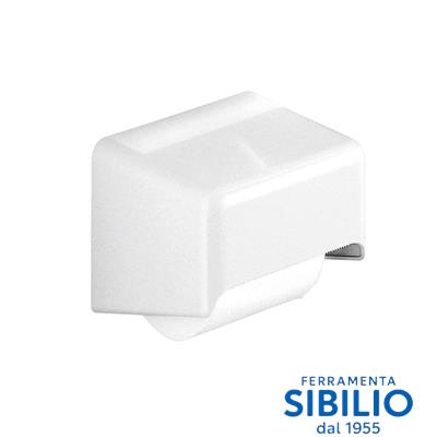 portarotolo coperto bianco 2925 12x141.5x13cm gedy